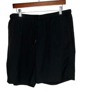 RFX Rainforest Mens X-Large Athletic Shorts Elastic Pocket Drawstring Black